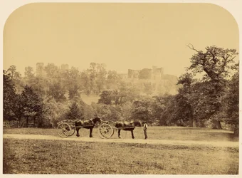 Hardwick Hall, depuis le parc