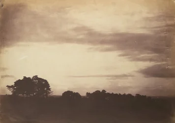 Paysage avec nuages, probablement 1856