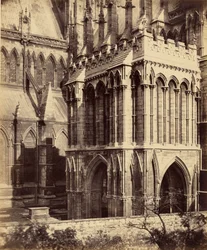 Cathédrale de Lincoln, le porche de Galilée