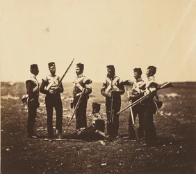 Les hommes du 68e régiment