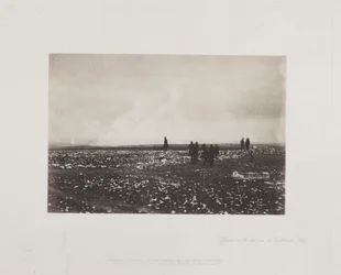 Officiers en observation à Cathcarts Hill, 1855