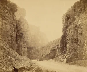 Les falaises de Cheddar, la vallée centrale