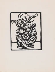 Iris et vase