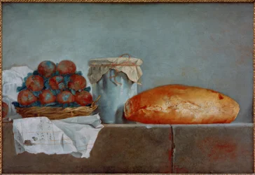 Nature morte aux fruits et au pain