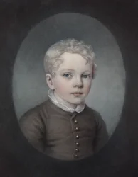 Edgeworth King en costume marron