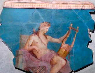 Apollon jouant de la lyre ou de la cithare, Rome