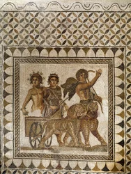 Bacchus dans un char tiré par des tigres, 3ème siècle
