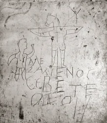Graffiti blasphématoire d