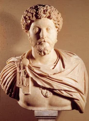 Buste de Marc Aurèle (121-180 apr. J.-C.), empereur romain, Paris, musée du Louvre