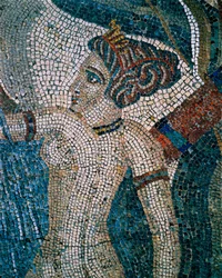 Diane se baignant, 2eme-3eme siecle (mosaique)