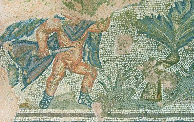 Scène de chasse, Maison de Dionysos, Paphos, Chypre