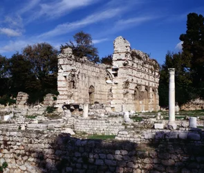 Alpes-Maritimes : Restes des thermes romains du IIIe siècle dans les arènes de Nice Cimiez