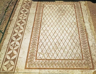 Sol en mosaïque de la Maison des Messii