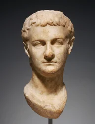 Tête de portrait de Caligula, c.40 AD