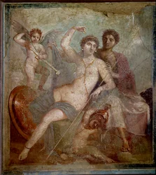 Art romain : Arès, Aphrodite et Éros
