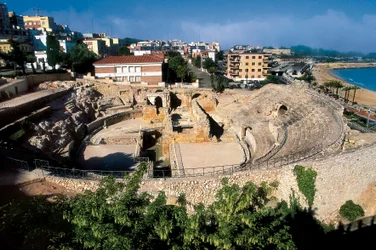 Amphithéâtre romain, Tarragone, Catalogne, Espagne