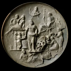 Patère en argent d