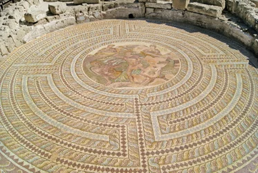 Thésée et le Minotaure, Maison de Thésée, Paphos, Chypre