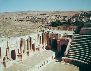 Vue du théâtre sud, construit vers 90 après J.-C.
