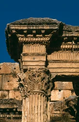 Temple de Bacchus, détail de l