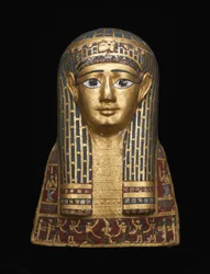Couverture de tête de momie, 1er siècle av. J.-C.