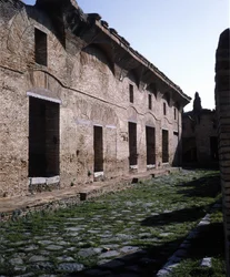 Ostie antique : Casa di Diana (Maison de Diane), une « Insula » de la Via dei Balconi.