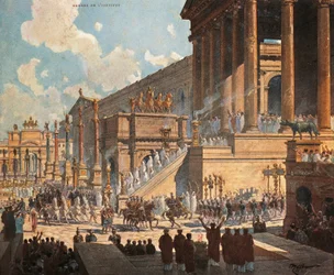 France, Paris, Le Forum Romain