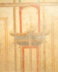 Fresque de la Maison de Ménandre, Pompéi, Campanie, Civilisation romaine