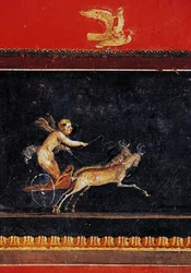 Frise avec cupidon, Maison des Vettii, Pompéi (Liste du patrimoine mondial de l