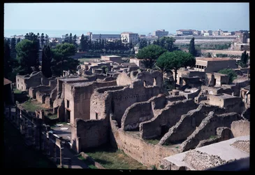 Vue panoramique du site archéologique, 5ème siècle av. J.-C.-1er siècle apr. J.-C.