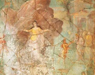 Persée et Andromède, fresque de la Maison du Prêtre Amandus, Pompéi