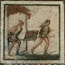 Transport de fumier (mosaïque)