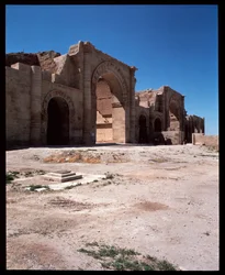 Vue du temple romain