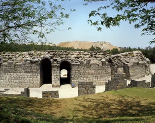 Vue du théâtre romain de Scythopolis, IIe siècle av. J.-C. - IVe siècle ap. J.-C.
