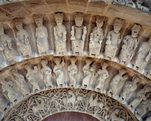Détail des sculptures du portail sud