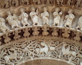 Détail des sculptures du portail sud