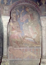 Le Martyre de Saint Laurent en présence du préfet Dacien, début du XIIe siècle