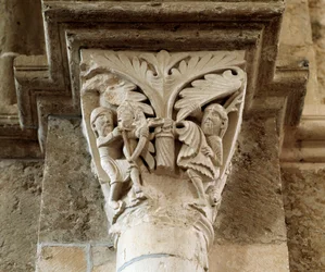 La mort de Caïn (chapiteau sculpté)