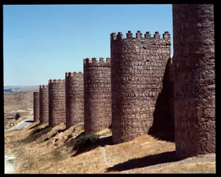 Vue des murs d