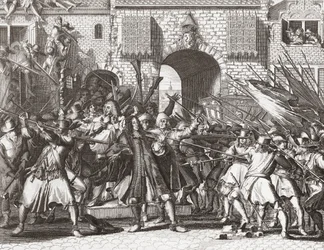 Lynch mob attrapant les frères de Witt