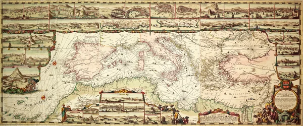Carte de la Méditerranée