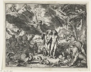Adam et Ève au paradis