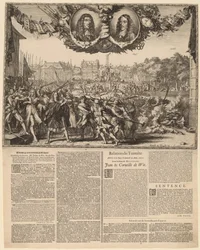 Afbeelding en waarachtigh Verhaal... (Représentation de la véritable histoire de Johan de Witt...)