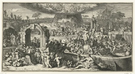 Représentation allégorique avec Tabula Cebetis