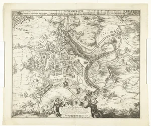 Bombardement de Luxembourg par le maréchal de Créqui, 1684