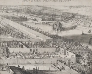 Détail du parc à Enghien partie droite, 1685