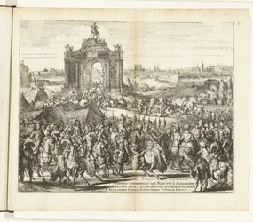 Entrée triomphale de Farnèse après la libération de Paris, 1590