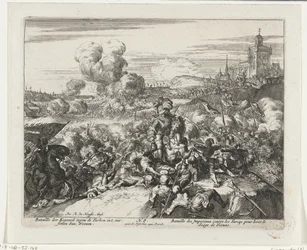 Combats entre les Habsbourg et les Turcs près de Vienne