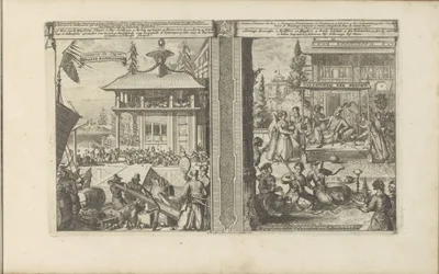 Commerce japonais; Cour du roi des Calaminhans
