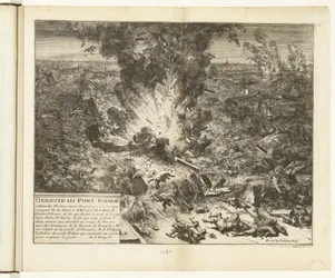 Destruction du pont Farnèse